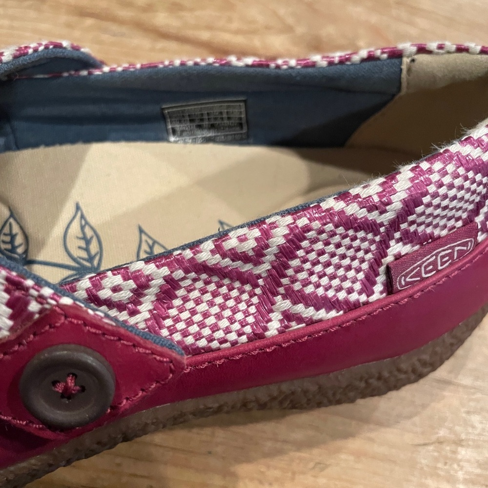 NWOT Keen Harvest Mary Jane Patchwork Southwest Aztec Boho Flats outdoorsy 9 - Picture 4 of 8